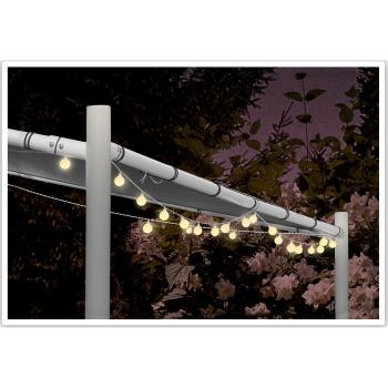 Lanț luminos cu LED de exterior String lighs,  80 de becuri