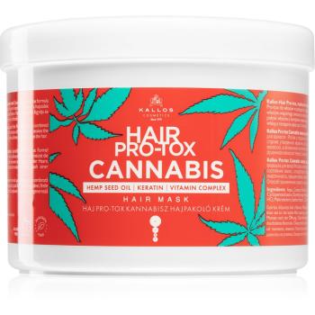 Kallos Hair Pro-Tox Cannabis masca de par regeneratoare cu ulei de canepa 500 ml