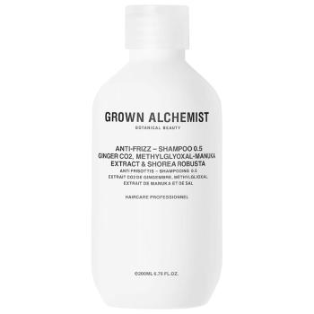 Grown Alchemist Șampon pentru părul degradat și rebel Ginger CO2, Methylglyoxal-Manuka Extract, Shorea Robusta (Anti-Frizz Shampoo) 200 ml