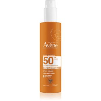 Avène Sun Care Spray 100% Invisible spray protector pentru plajă SPF 50 200 ml