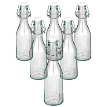 Sticlă cu închidere cu clips, 0,5 l, 6 buc.