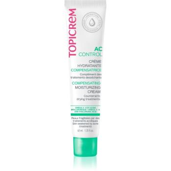 Topicrem AC Compensating Moisturizing Cream cremă hidratantă pentru tenul gras, predispus la acnee 40 ml