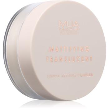 MUA Makeup Academy Matte pudra pulbere transparentă pentru un aspect mat 16 g