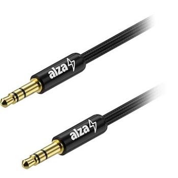 AlzaPower AluCore Audio 3,5 mm Jack (M) to 3,5 mm Jack (M) 1 m čierny (APW-CBA3JM01B)