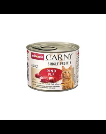 ANIMONDA Carny Single Protein Hrana umeda monoproteica pentru pisici adulte, cu vita 200 g