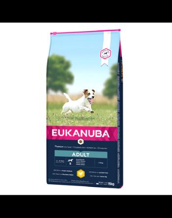 EUKANUBA Adult Small Breeds Chicken Hrana uscata pentru caini adulti de talie mica, cu pui 15 kg