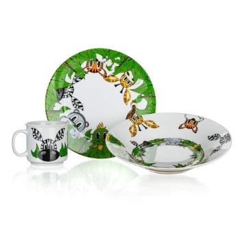 Set micul dejun 3 piese Banquet Prietenii junglei 