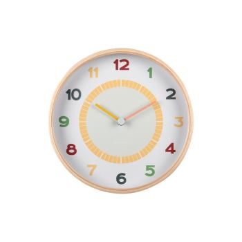 Karlsson 5962MC design ceas de perete galben,diametru 25 cm