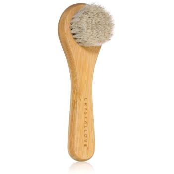 Crystallove Bamboo Face Brush perie pentru curățarea profundă a tenului 1 buc