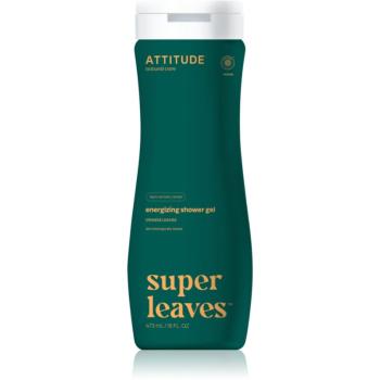 Attitude Super Leaves Orange Leaves gel de duș natural cu efect detoxifiant 473 ml