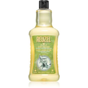 Reuzel Tea Tree șampon, balsam și gel de duș 3 în 1 pentru barbati 1000 ml