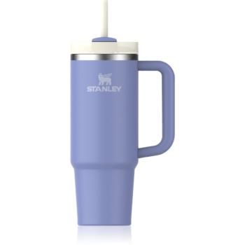Stanley Quencher H2.O FlowState™ Tumbler pahar din oțel inoxidabil cu pai medium Hydrangea 890 ml