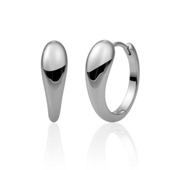 Sparkling Jewels Cercei rotunzi eleganți din argint EAS30