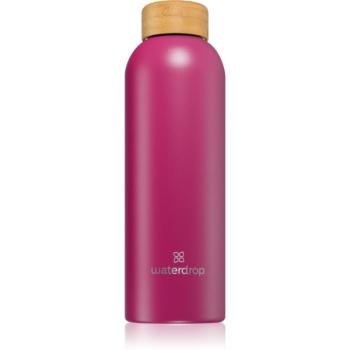 Waterdrop Thermo Steel sticlă inoxidabilă pentru apă culoare Pink Matt 600 ml