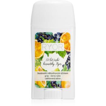 RYOR Grapefruit & Black Currant deodorant cu o eficienta de 48 h 50 g