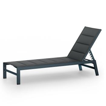 Blumfeldt Renazzo Lounge șezlong, Capacitate de încărcare 120 kg, 5 trepte de reglare, Rezistent la apă