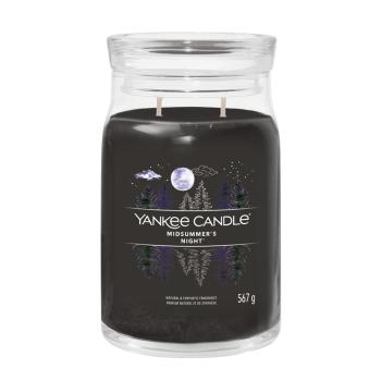 Yankee Candle Lumânare aromatica Signature sticlă mare Midsummer’s Night 567 g