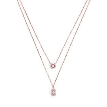 Michael Kors Colier dublu elegant din argint Brilliance MKC1745CZ791
