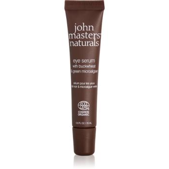 John Masters Organics Buckwheat & Green Microalgae Eye Serum ser de ochi pentru fermitate impotriva ridurilor si a punctelor negre 15 ml