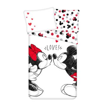 Lenjerie de pat pentru copii Mickey și Minnie "Love" 140x200 cm + 70x90 cm