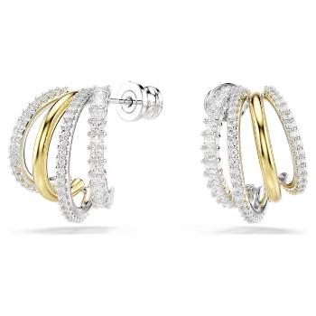 Swarovski Cercei rotunzi bicolori cu zirconi Hyperbola 5689718