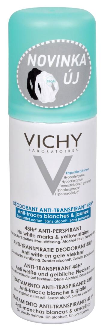 Vichy Deodorant sprei antiperspirant, împotriva petelor albe și galbene 125 ml