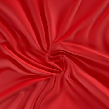 Kvalitex Satin foaie cu elastic roșu, roșu, 100 x 200 cm