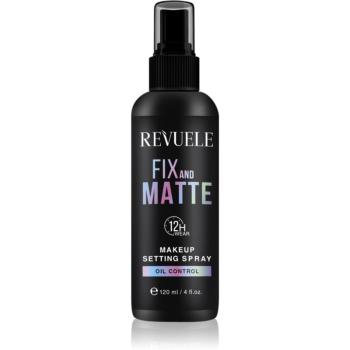 Revuele Makeup Setting Spray Fix And Matte spray de fixare si matifiere make-up 120 ml