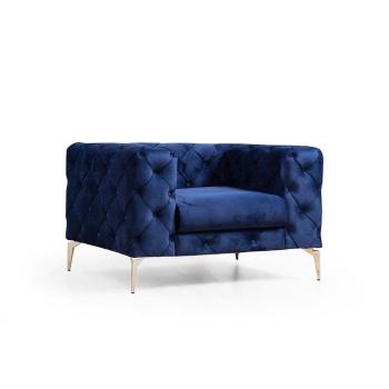 Fotoliu Como Navy Blue, albastru închis