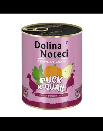 DOLINA NOTECI Premium SuperFood Rață cu prepeliță 800 g