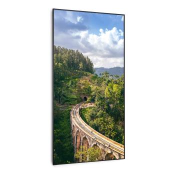 Klarstein Wonderwall Air Art Smart, încălzitor cu infraroșu, tren, 60 x 120 cm, 700 W