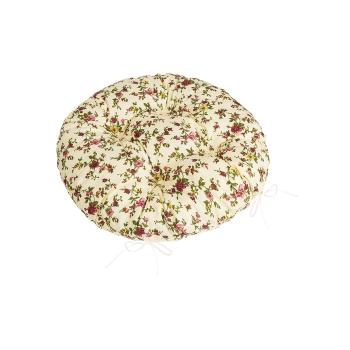Bellatex Pernă de scaun Adéla matlasată rotundă Rose,  40 x 40 cm