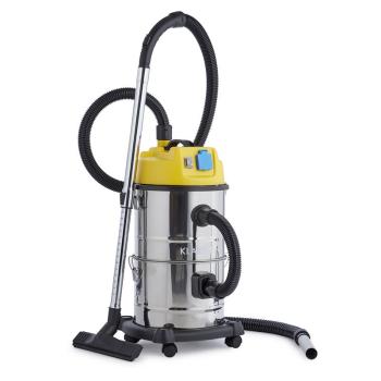 Klarstein Aspirator industrial, Reinraum 3 în 1, pentru aspirare umedă/uscată, aspirator de cenușă, 1800 W, 30 l, oțel inoxidabil