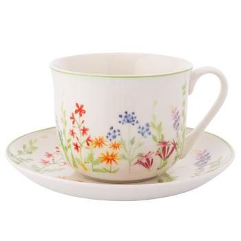 Altom Ceașcă și farfurie jumbo din porțelan Nature Awakening 450 ml
