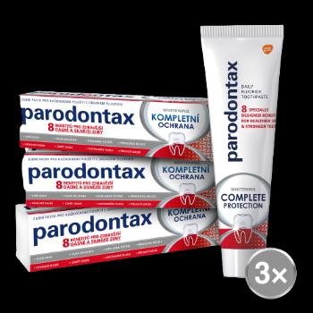 PARODONTAX Kompletná ochrana Whitening zubná pasta 3 x 75 ml