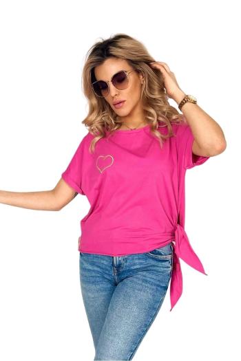 Bluză pentru femei Heart pink