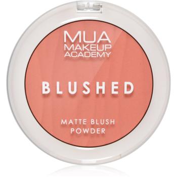 MUA Makeup Academy Blushed Powder Blusher fard de obraz sub forma de pudra culoare Misty Rose 5 g