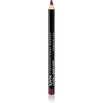 NYX Professional Makeup Slim Lip Pencil creion de buze cu trasare precisă culoare Prune 1 g