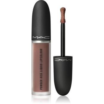 MAC Cosmetics Powder Kiss Liquid Lipcolour ruj lichid mat culoare Buffiest 5 ml