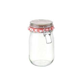 TESCOMA zavařovací sklenice s klipem TESCOMA DELLA CASA 1000 ml , 1 l
