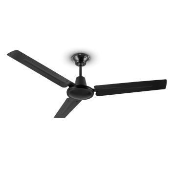 Klarstein Spin Doctor, negru, 55W, ventilator de tavan, 122 cm, 3 brațe, oțel inoxidabil