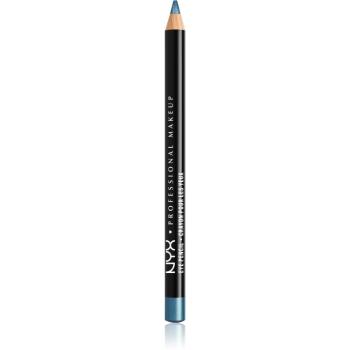 NYX Professional Makeup Eye and Eyebrow Pencil creion de ochi cu trasare precisă culoare 910 Satin Blue 1.2 g