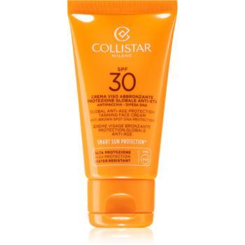 Collistar Special Perfect Tan Global Anti-Age Protection Tanning Face Cream crema protectie solara cu efect de antiimbatranire SPF 30 50 ml