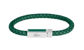 Lacoste Brățară din piele verde pentru bărbați Rockel 2040449