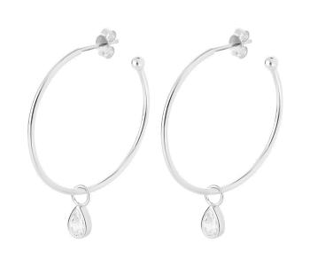 Preciosa Cercei cercuri din argint 2in1 cu zirconiu cubic Hoop Vibes Glamour 5425 00