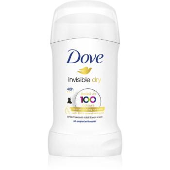 Dove Invisible Dry Antiperspirant deodorant solid împotriva petelor albe 48 de ore 40 ml