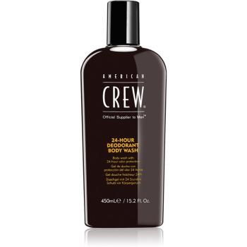 American Crew Body 24-Hour Deodorant Body Wash Gel de dus cu efect de deodorante 24 de ore 450 ml