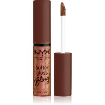 NYX Professional Makeup Butter Gloss Bling lip gloss strălucitor culoare 08 HU$TLA 8 ml