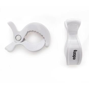 Zopa Multifunctional Stroller Clamps clips multifuncțional White 2 buc