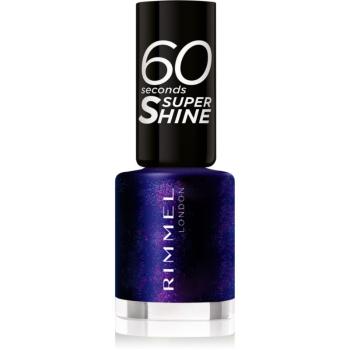 Rimmel 60 Seconds Super Shine lac de unghii culoare 563 Midnight Rush 8 ml